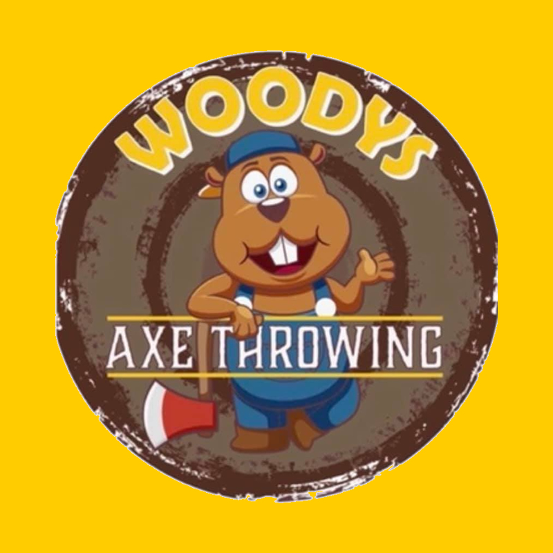 Wood's Axe Throwing Logo