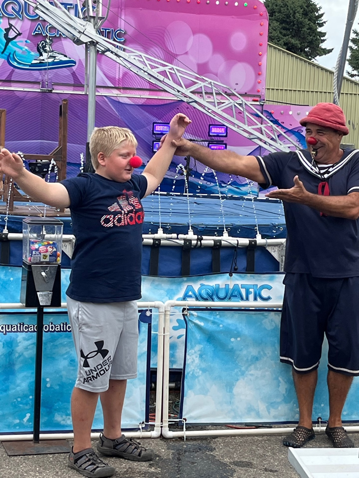 Aquatic Acrobat Show at the Lyon County Fair