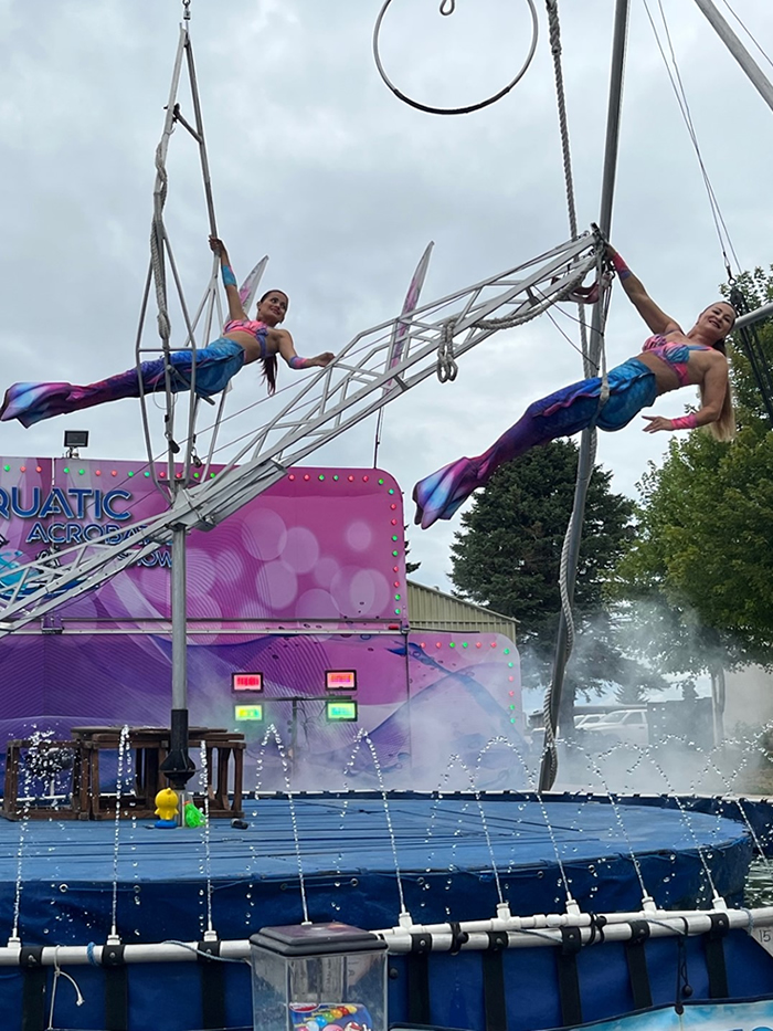 Aquatic Acrobat Show at the Lyon County Fair
