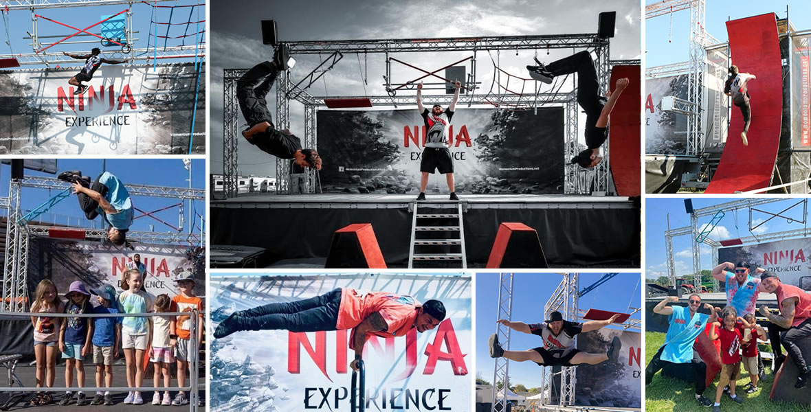 Ninja Experience - Free shows at the 2025 Lyon County Fair August 13-16