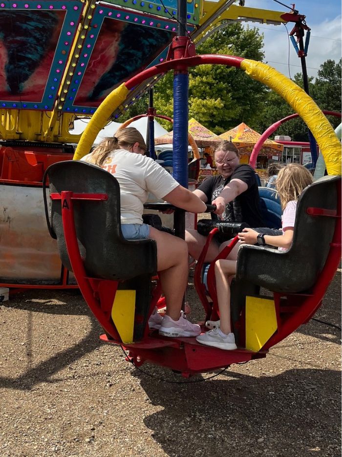 Rides at the Lyon County Fair