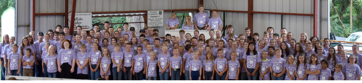 2026 Lyon County 4-H Club Group Photo
