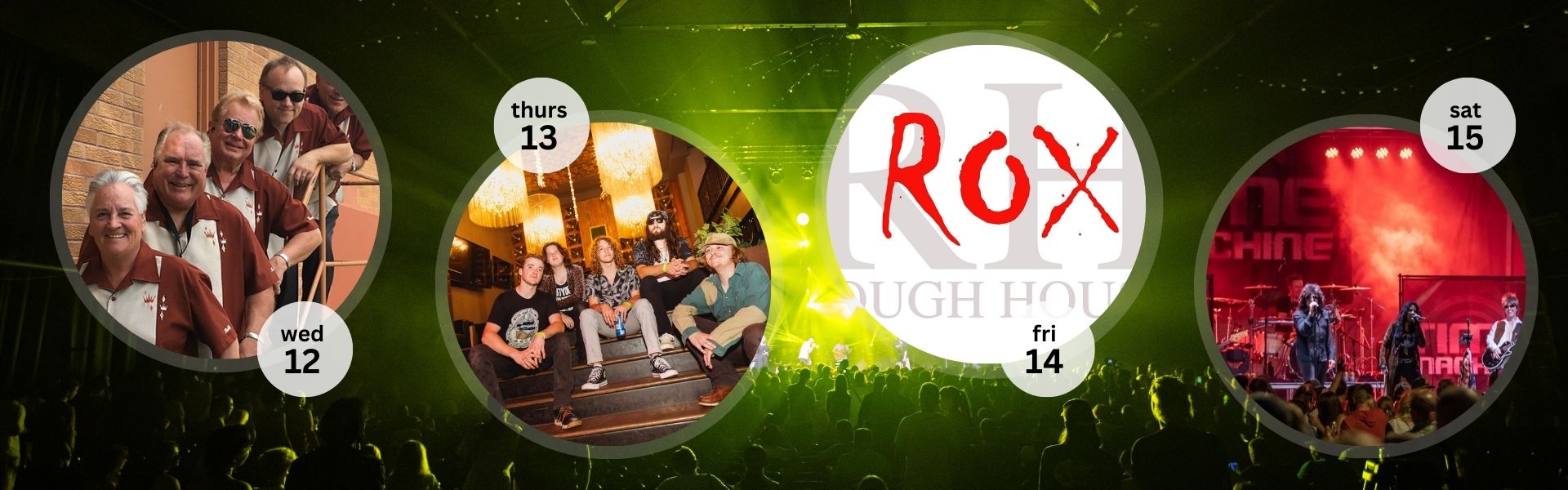 Lyon County Fair Presents Free Music at the Hoop Barn. Whitesidewalls on August 12; Self Titled on August 13; Rough House Rox on August 14; Time Machine on August 15. All concerts free.